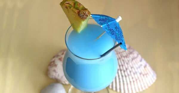 Blue Hawaiian Classic Cocktail
