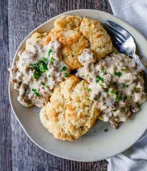 Homemade Biscuits and Gravy