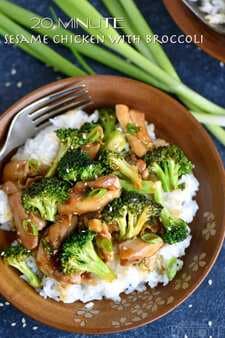 20 Minute Sesame Chicken With Broccoli