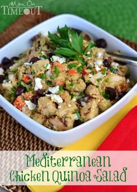 Healthy Eating: Mediterranean Chicken Quinoa Salad