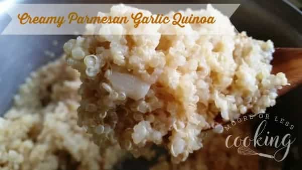 Creamy Parmesan Garlic Quinoa