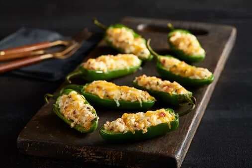 7-Layer Stuffed Jalapenos With Bacon