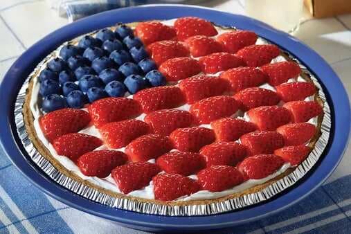 American Berry No-Bake Cheesecake