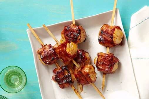 BBQ Bacon-Wrapped Scallops