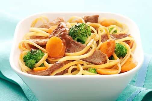 Beef N Broccoli Noodle Bowl