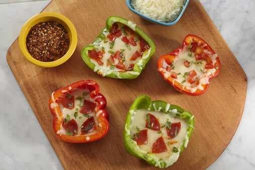 Bell Pepper Pizza Two Ways