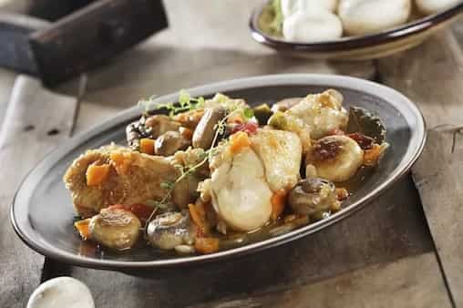 Braised Chicken Thighs With Vegetables