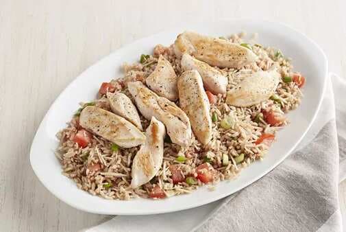 Chicken With Parmesan Rice