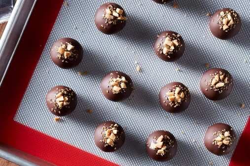 Chocolate-Peanut Butter Cookie Balls