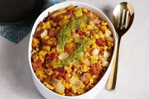Cornbread Stuffing With Bacon