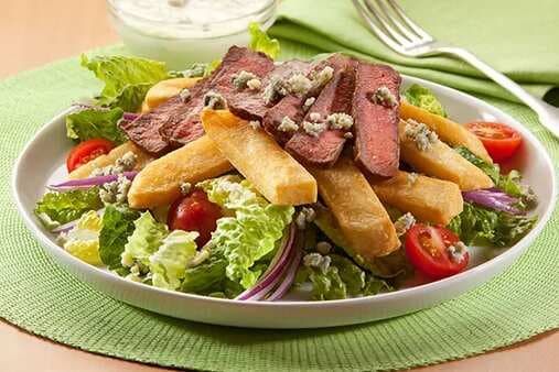 Grilled Steak Salad & Fries