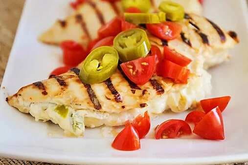 Spicy Stuffed Grilled Chicken Breasts