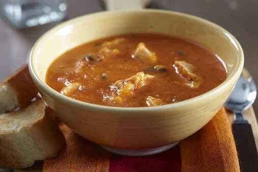Tomato-Basil Soup With Chicken