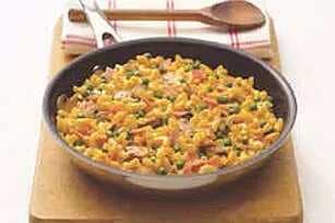 Ham And Cheese Noodle Skillet