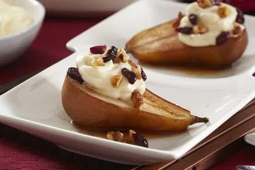 Poached Pear Dessert