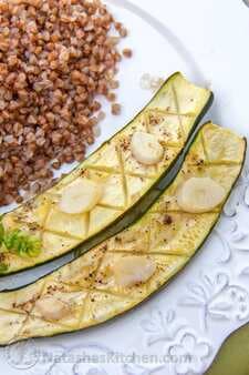 Baked Zucchini With Garlic And Lemon