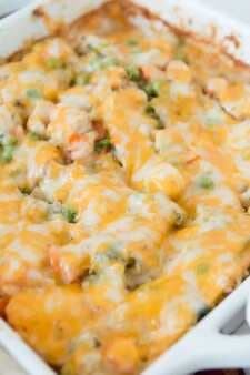 Cheesy Ranch Chicken And Rice Casserole