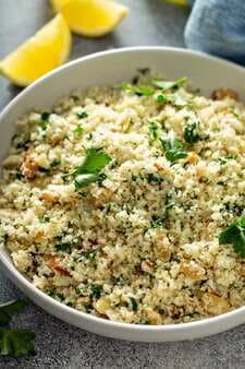 Garlic Herb Cauliflower Rice
