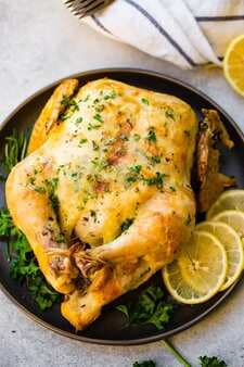 Lemon Garlic Herb Roasted Chicken