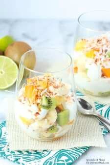 Tropical Fruit Yogurt Parfait