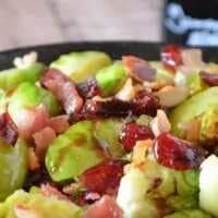 Bacon Balsamic Brussels Sprouts