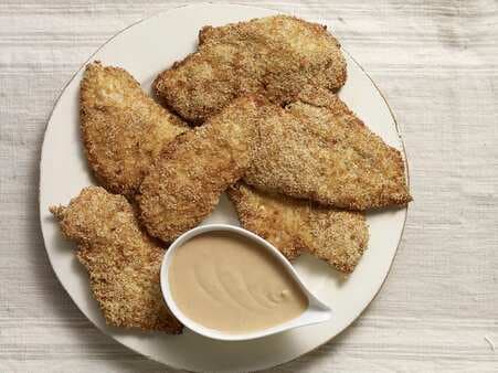 Crispy Chicken With Crema Dipping Sauce