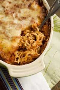 Baked Spaghetti With Tomatoes