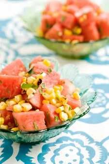 Corn And Watermelon Salad