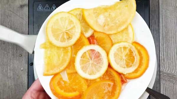 Spicy Candied Citrus Fruit