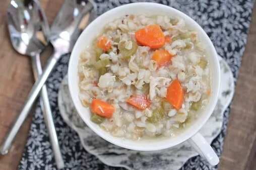 Chicken Barley Soup with Vegetables