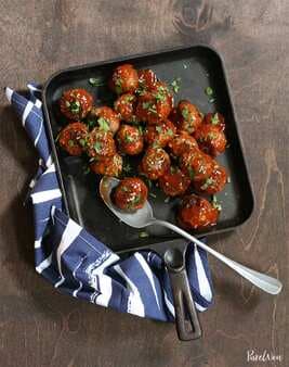 Spicy Glazed Meatballs