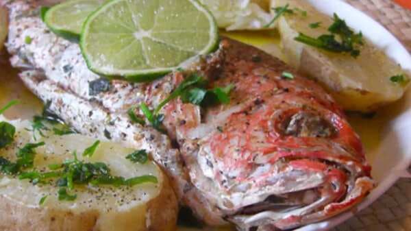 Delicious Red Snapper With Oven Roasted Potatoes