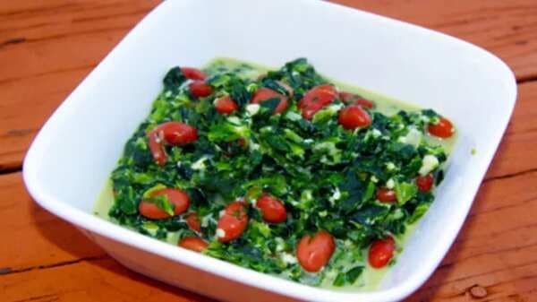 Spinach With Beans