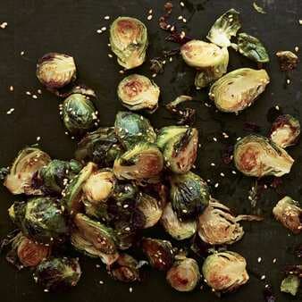 Crispy Sesame-Crusted Brussels Sprouts