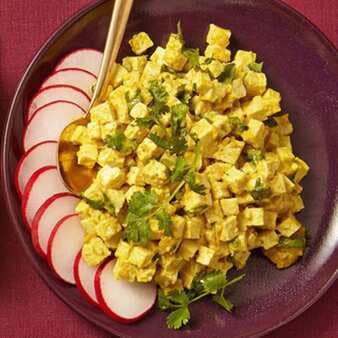 Hot Madras Curried Tofu Salad