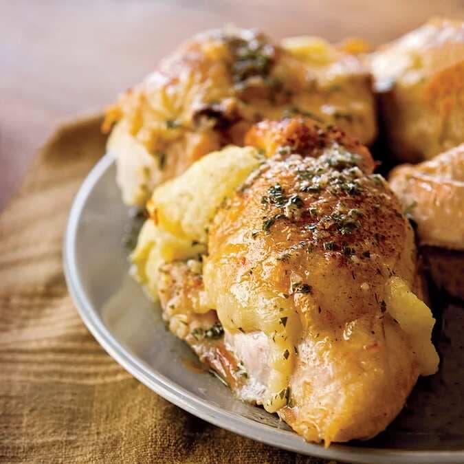 Mashed-Potato-Stuffed Chicken