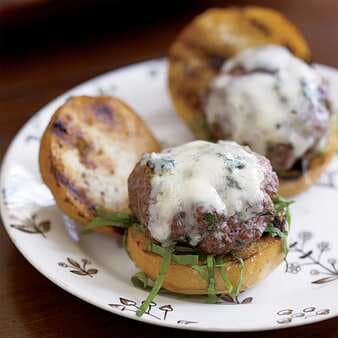 Mini Beef-And-Sage Sliders With Gorgonzola