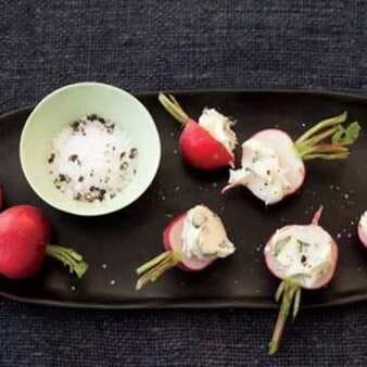 Radishes With Mint Butter