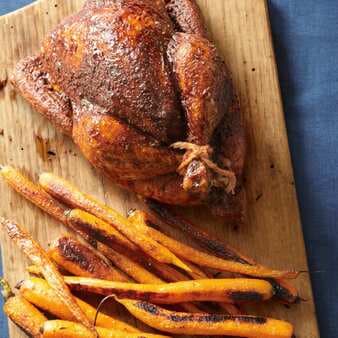 Roasted Moroccan Chicken With Carrots