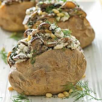 Spinach-And-Feta Potatoes