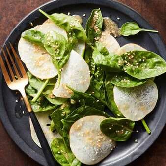 Asian Pear & Spinach Salad