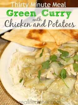 Green Curry with Chicken and Potatoes