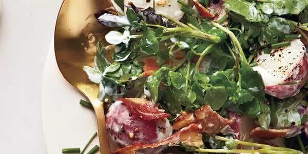 Bacon, Potato, And Watercress Salad
