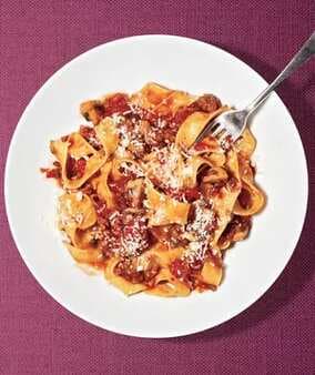 Beef And Mushroom Ragu With Pappardelle