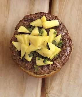 Burgers With Pineapple-Jalapeno Salsa