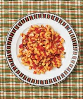 Cavatappi With Sun-Dried Tomatoes And Capers