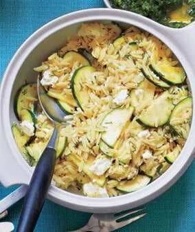 Orzo Salad With Zucchini And Feta