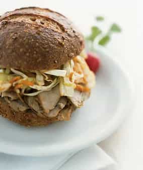 Pork Sandwiches With Coleslaw