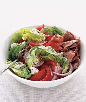 Roast Beef Salad With Goat Cheese And Balsamic Vinaigrette