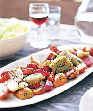 Roast Vegetables With Vinaigrette